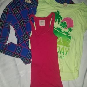 Hollister shirt's lot (3)